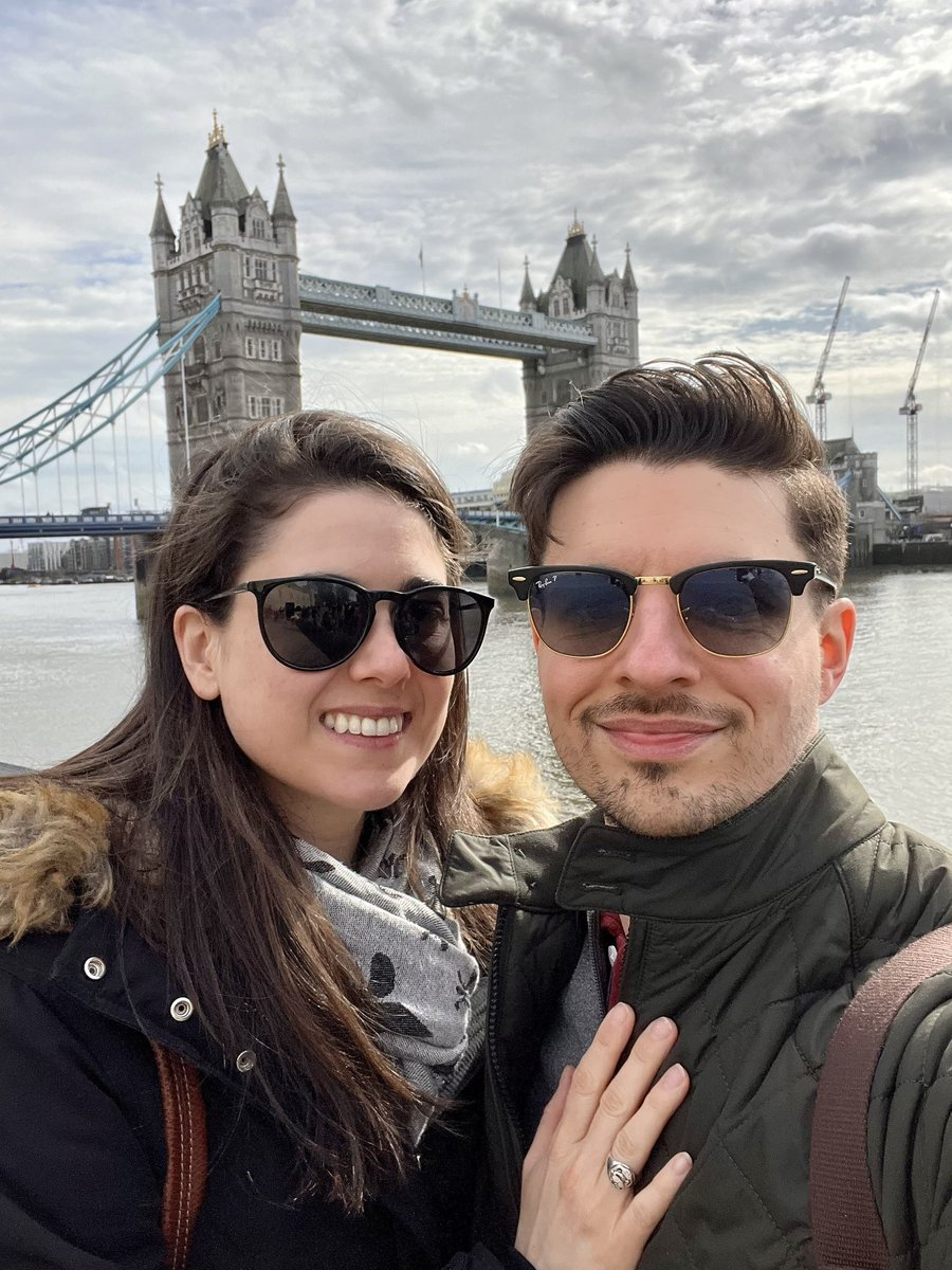 After months of travel bans, flights across the world, endless paperwork, we made it! #LoveIsNotTourism Reunited for good in London.