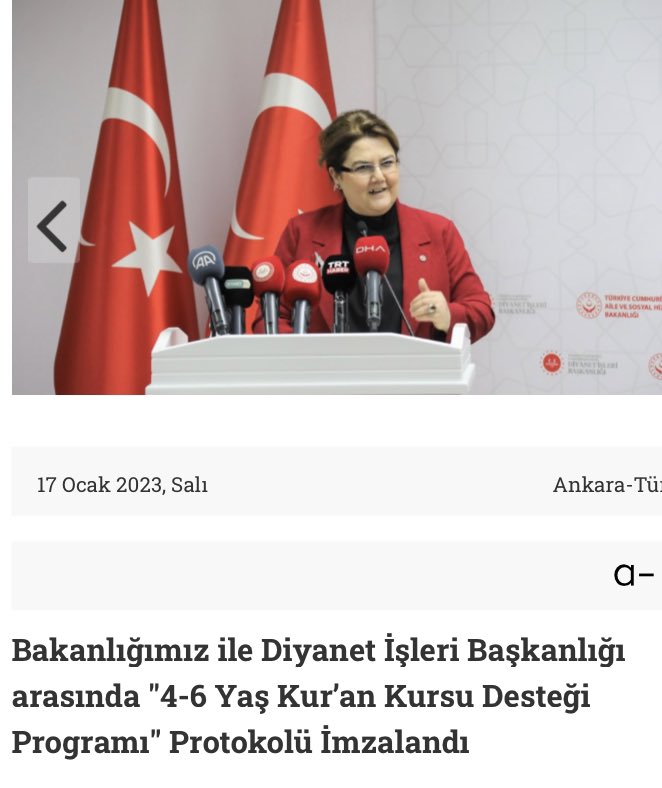 Çocuğun üstün yararı ve laiklik ilkesi gereğince harekete geçtik, Aile ve Sosyal Hizmetler Bakanlığını, 17 Ocak 2023’te, Diyanet İşleri Başkanlığı ile imzaladığı “4-6 Yaş Kuran Kursu Desteği Programı Protokolü” işleminin iptali ve yürütmenin durdurulması istemiyle dava ettik.