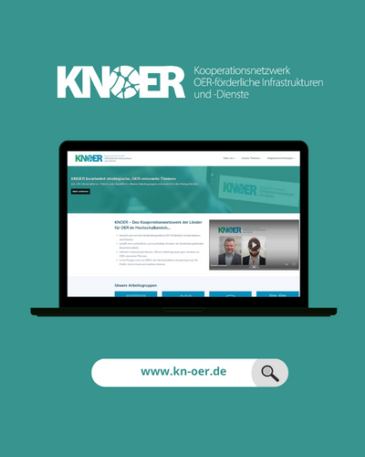 🆕 Schon die neue Website von KNOER gesehen?

👉 kn-oer.de

KNOER ist das Länder-Kooperationsnetzwerk für #OERde im Hochschulbereich und hat folgende Mitglieder:
➡️ @mmkhde
➡️ ZOERR
➡️ <a href="/HessenHub/">HessenHub</a>
➡️ eTeach-Netzwerk Thüringen
➡️ <a href="/eLearningSax/">E-Learning Sachsen</a>
➡️ <a href="/VCRPNews/">Virtueller Campus Rheinland-Pfalz</a>
➡️ <a href="/ORCAnrw/">ORCA.nrw | Das Landesportal für Studium und Lehre</a>