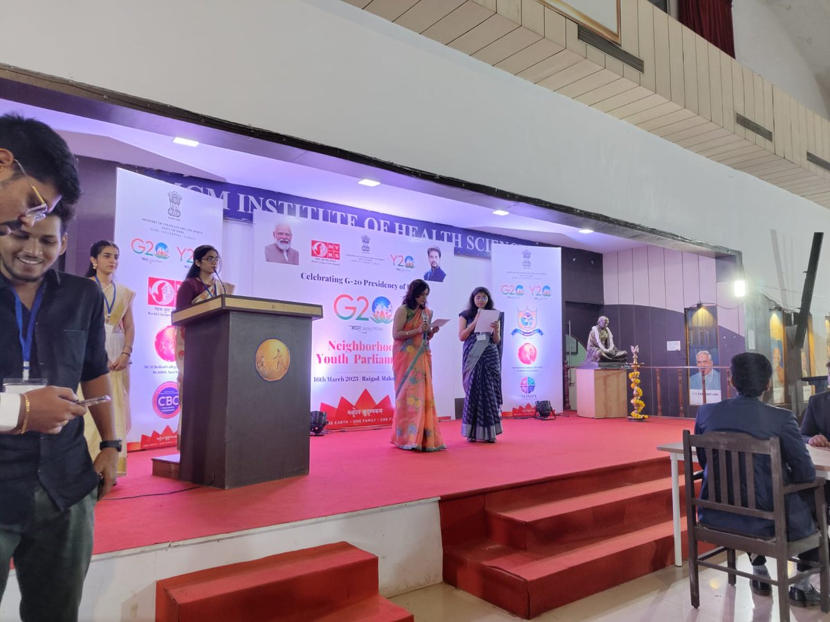 NYKAlibag's tweet photo. Neighbourbhood Parliament organised at MGM Medical College by NYK ALibag #NYLP 
@Nyksindia https://t.co/mAySaBshSX