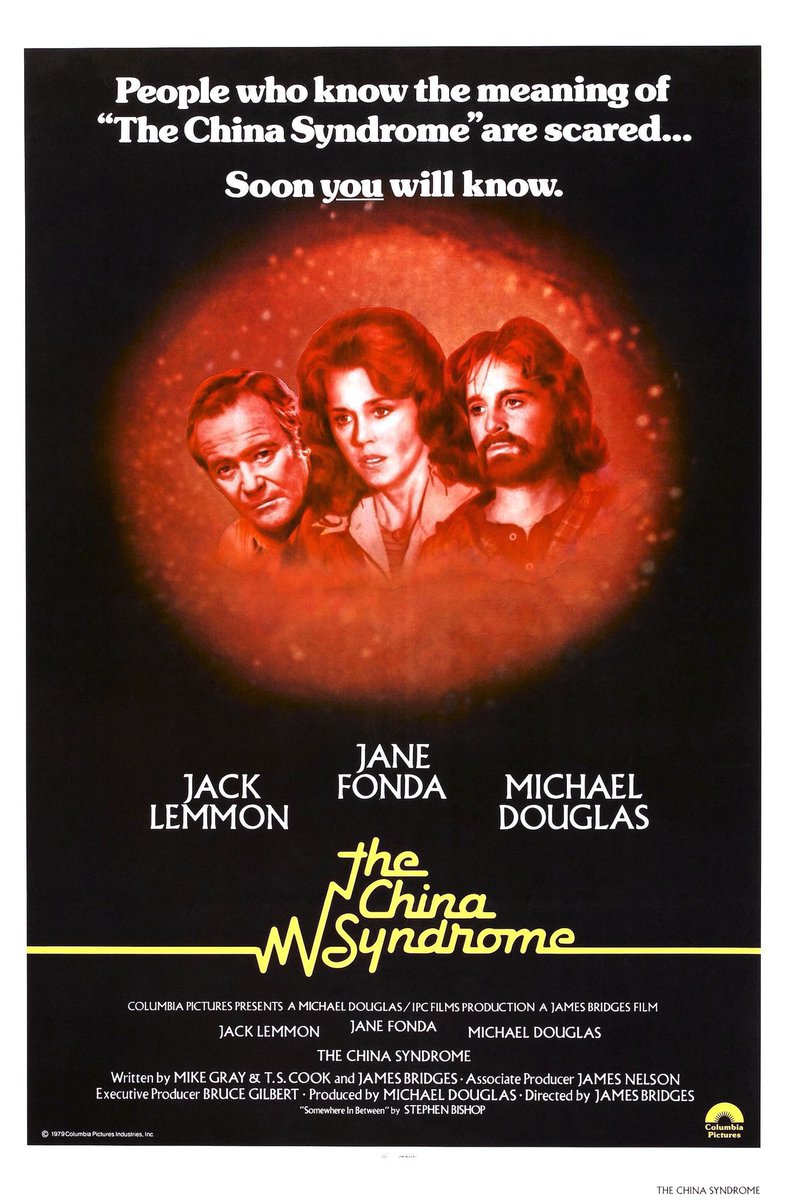 🎬MOVIE HISTORY: 44 years ago today, March 16, 1979, the movie ‘The China Syndrome’ opened in theaters!

#JaneFonda #JackLemmon #MichaelDouglas #ScottBrady #WilfordBrimley #JamesHampton #PeterDonat #RichardHerd #DanielValdez #StanBohrman #JamesKaren #JamesBridges