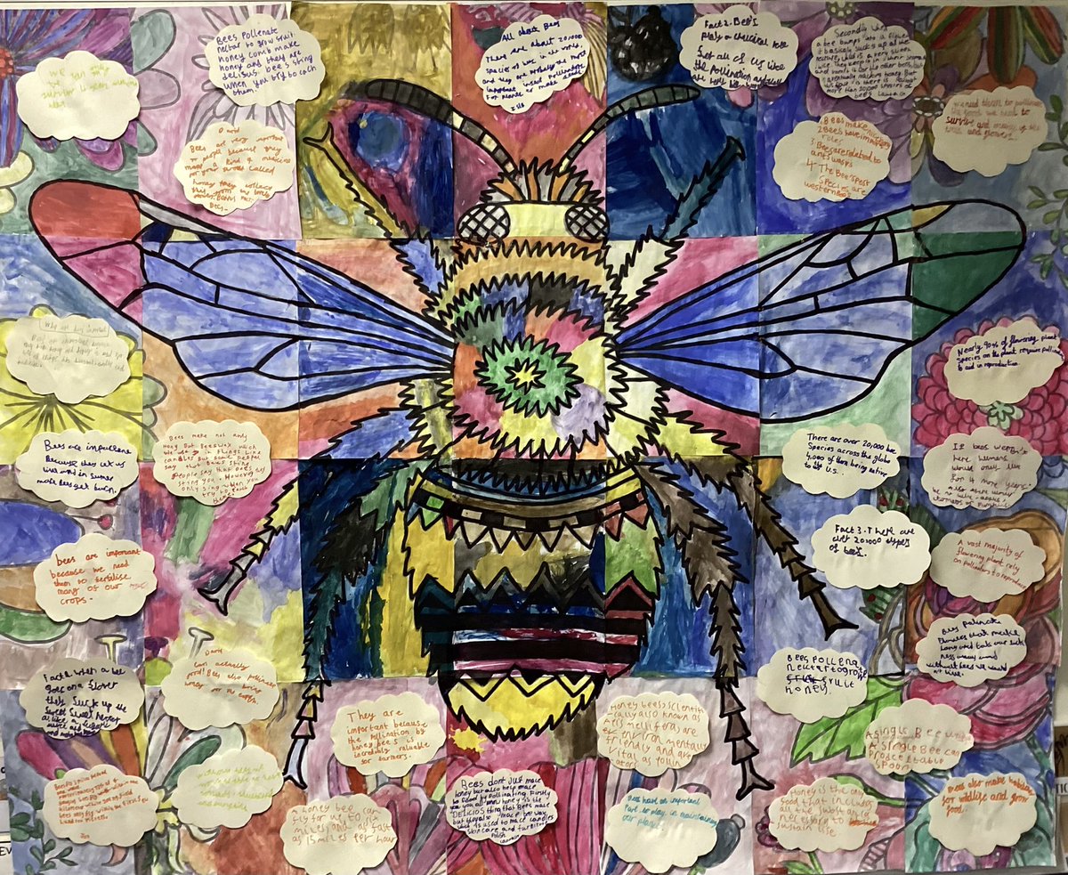 ourladyqop's tweet photo. Year 3 amazing world pollinators poster #olqpscience #bsw23 @pennyworms @ScienceWeekUK #cststewardshipparticipation https://t.co/8w5IO2KKu3
