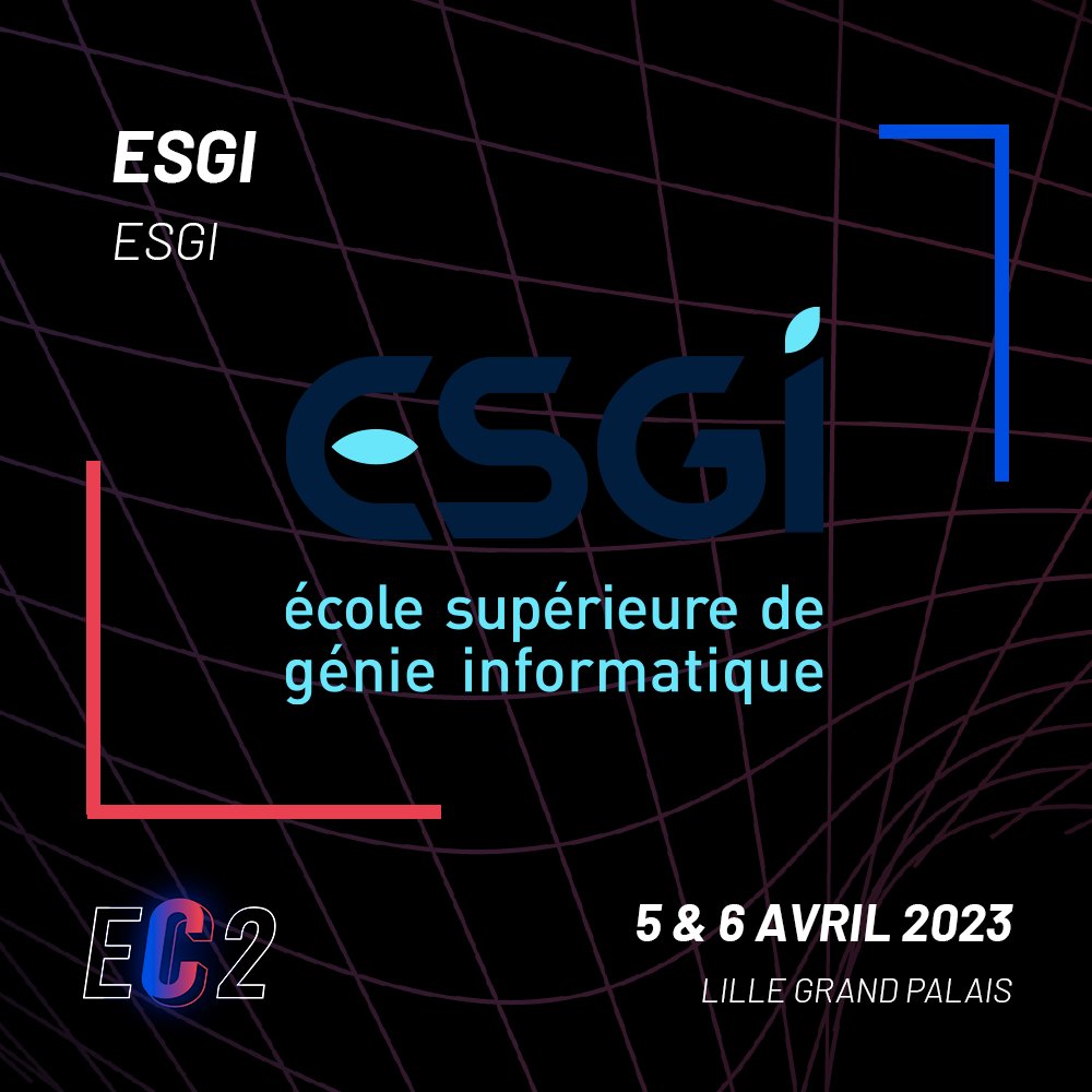 EuCyberCup's tweet image. Bienvenue à l&apos;#ESGI, l&apos;équpe étudiante de l&apos;@ESGI, qui participe pour la 1ère fois à l&apos;#EC2 cette année !

Bonne chance à tous !
On se retrouve à @lillegrandpalai les 5 &amp;amp; 6 avril prochains !
european-cybercup.com