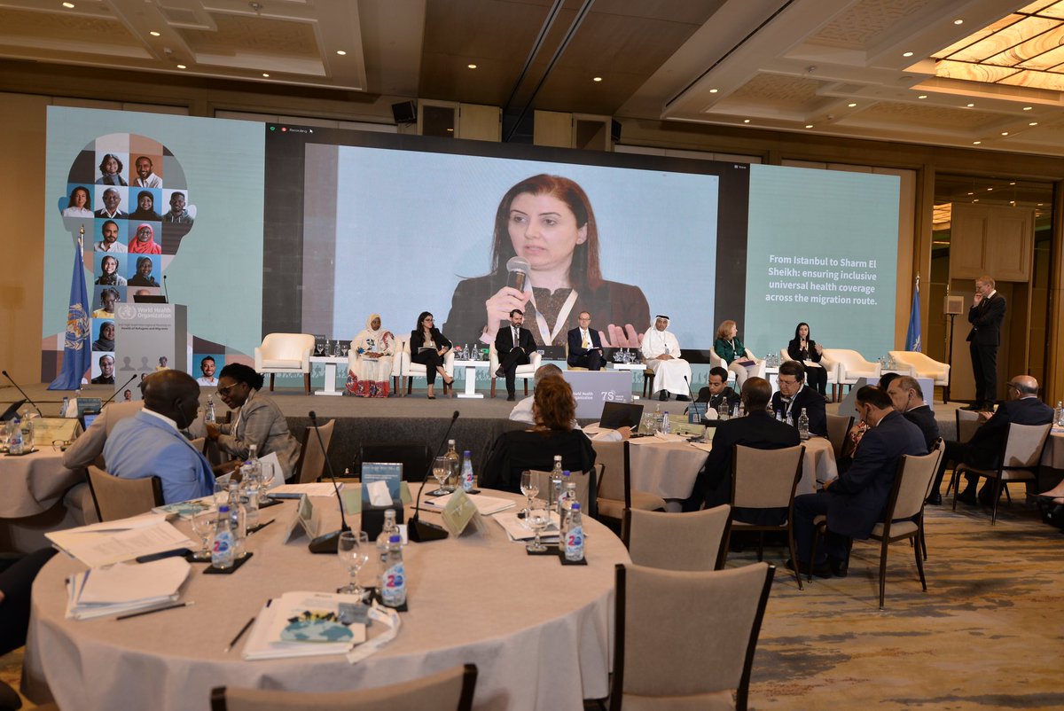 WHO Regional Office for the Eastern Mediterranean (@whoemro) on Twitter photo “One third of the Lebanese population are refugees…However, despite all the challenges Lebanon is committed to provide universal health coverage to all those living within its borders.”
- Dr Nadeen Hilal, consultant to the minister of health of Lebanon
#UHC “One third of the Lebanese population are refugees…However, despite all the challenges Lebanon is committed to provide universal health coverage to all those living within its borders.”
- Dr Nadeen Hilal, consultant to the minister of health of Lebanon
#UHC