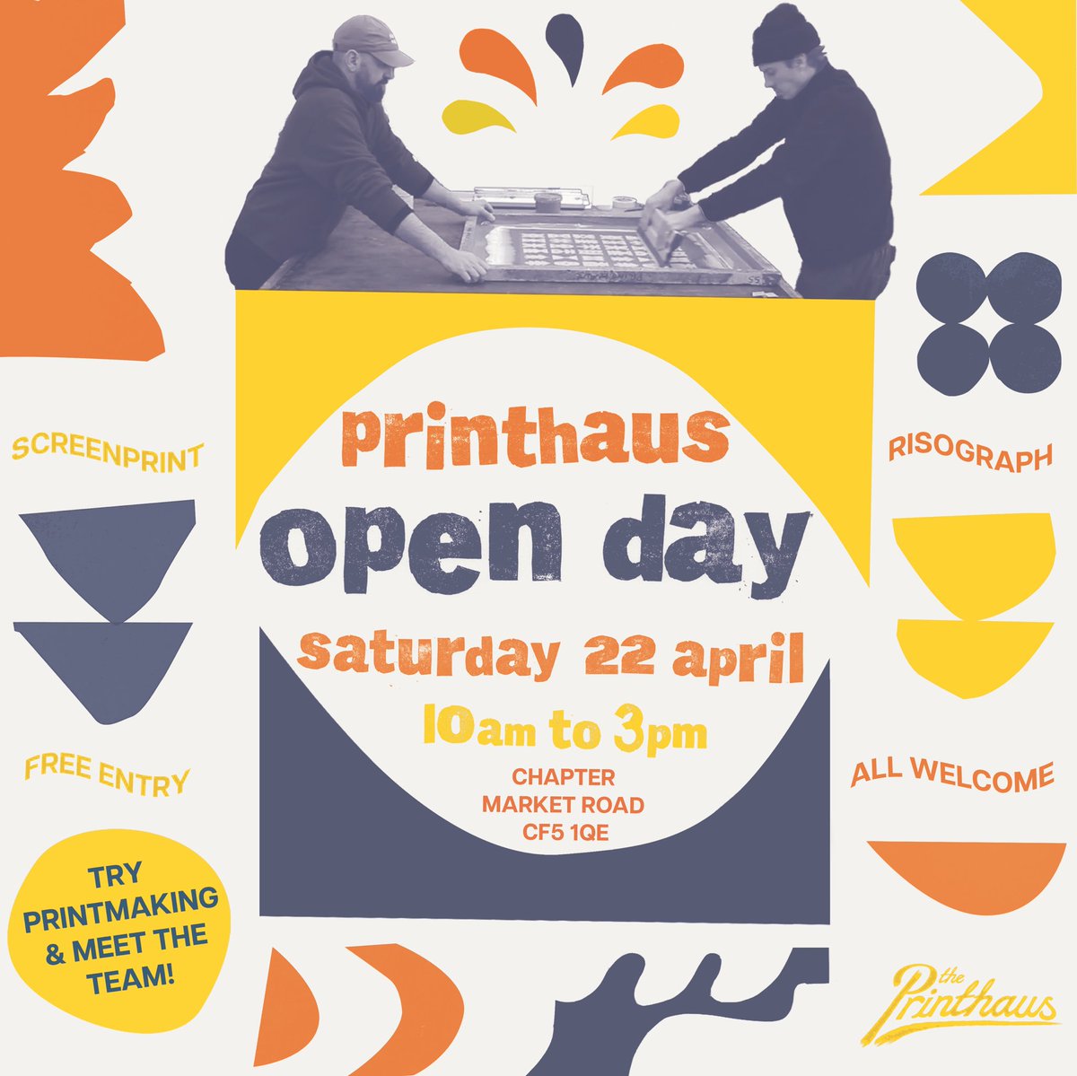Our Open Day is FREE & suitable for all the family, no print experience required. A chance to meet The Printhaus team & our studio members, see what we’re all about & also get hands-on with lots of print activities. For more info, hit the link 👇 theprinthaus.org/open-da