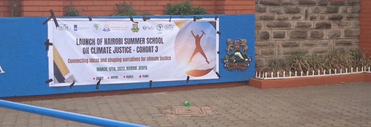 Happening now!

The official launch of Nairobi Summer School on Climate Justice - Cohort 3 at Kenyatta University.

Honored to have been featured as one of the alumni of NSSCJ who is actively advocating, championing & inspiring Climate Action. 

Knowledge. People. Planet
#NSSCJ3