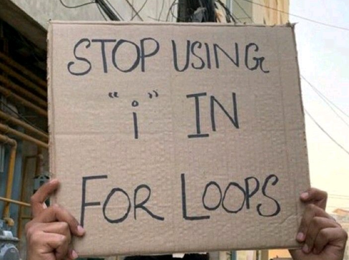 cw_datascience's tweet photo. Enough is enough! It's time to break up with 'i' and start seeing other loop variables. Let's give 'em a chance to shine! 💔👋🔄🆕 #Python #programminghumor #Loop https://t.co/X4IIR3bvlz