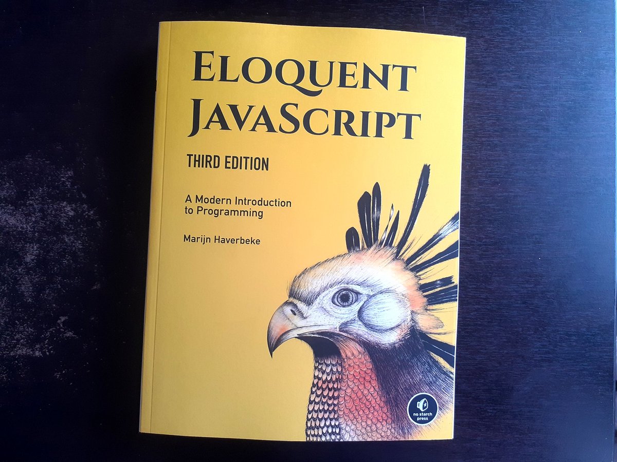 TreciaKS's tweet image. Unpopular opinion -
Eloquent JavaScript is not a beginner friendly JavaScript book 👀