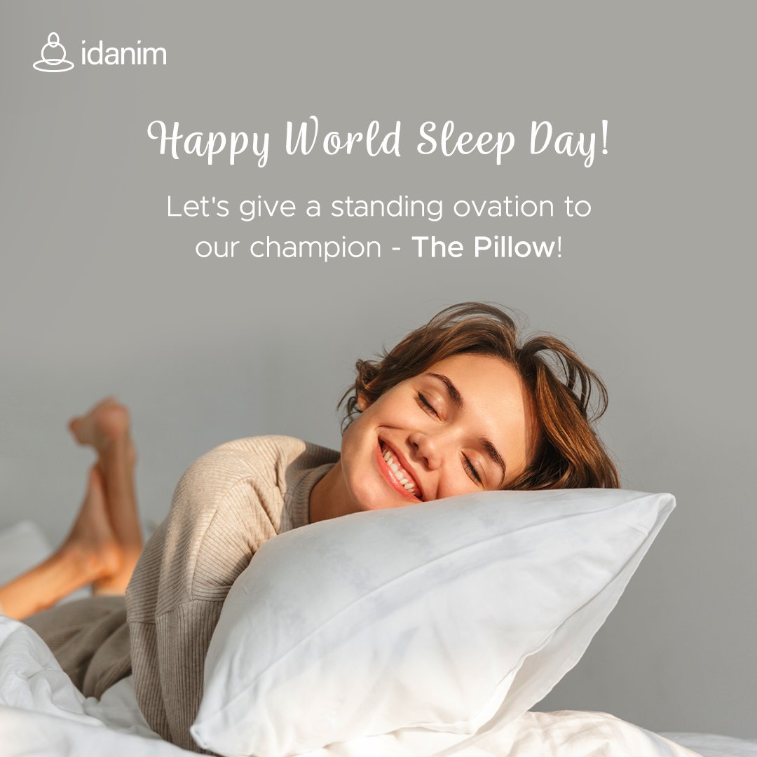 IdanimApp's tweet photo. What are the odds that World Sleep Day falls on a Friday?
Pack up your work for the day, and let Idanim help you catch some sweet Zzzs.

#worldsleepday #sleepmeditations #idanim #mentalhealth #worldsleepday2023 https://t.co/GSQdUkuCWV