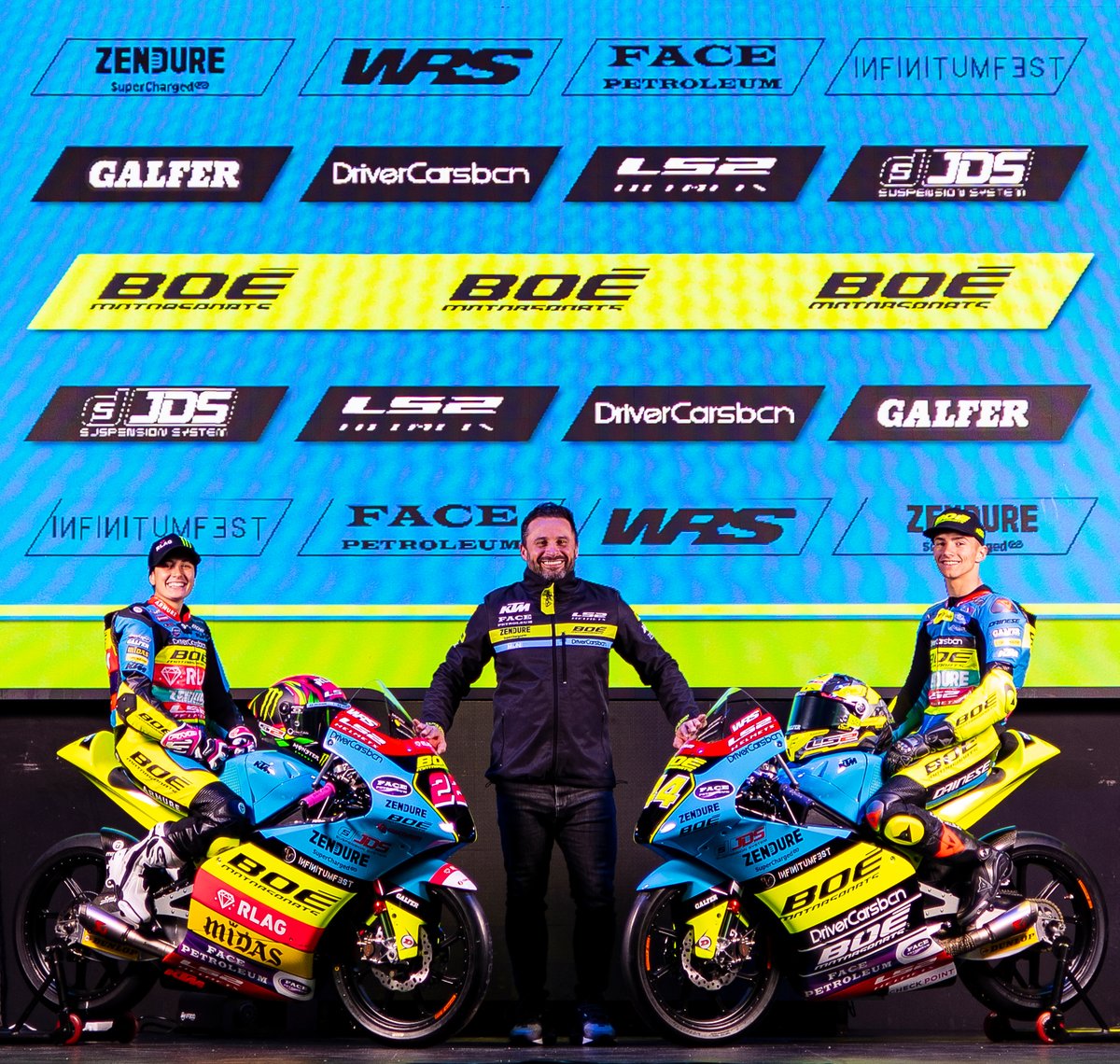 FacePetroleum's tweet photo. Hoy es un placer anunciar, que somos patrocinadores del equipo @boemotorsports en #moto3 con @AnaCarrasco_22 
@david64official 
Será un gran año para este gran equipo.
👊🏼 We’re ready to fight! 😈 https://t.co/quGe2PTrF4