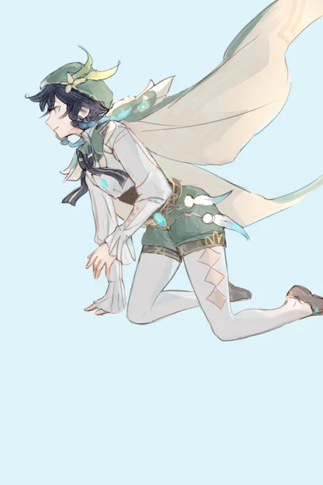 Drawing #venti #genshinimpact 