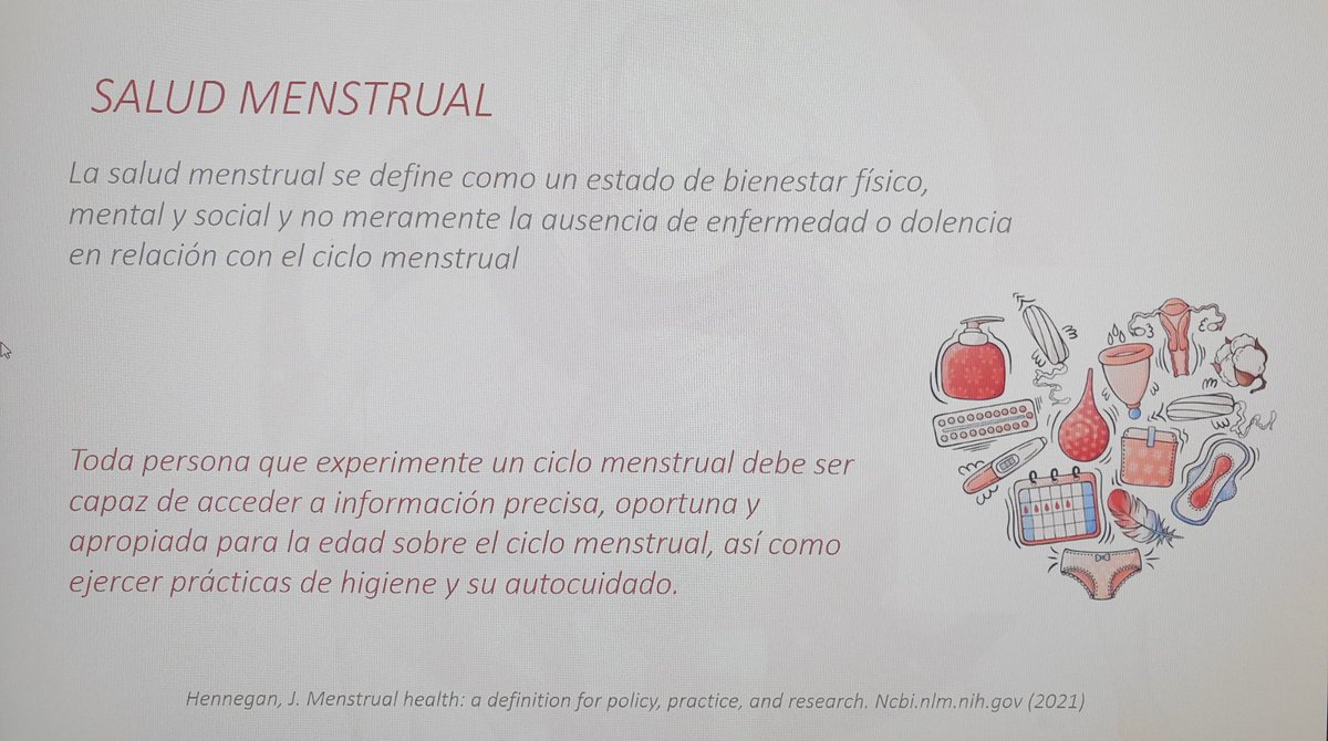 Goretti_LopRam's tweet photo. Gracias Cristina Salvador por llamar a las cosas por su nombre. No es sólo cuestión de dolor. Salud Menstrual, Equidad menstrual. Curso "Hematologia Pediàtrica. Sangrado menstrual abundante en la adolescencia" @SJDbarcelona_es https://t.co/w9gSQ5wQCO