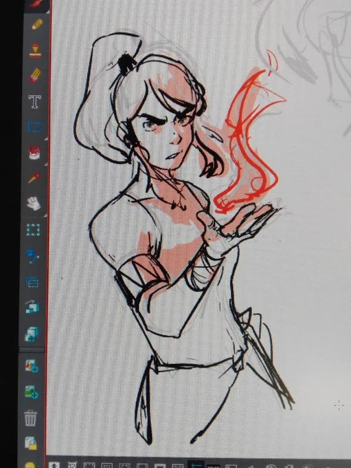 storyboard pro doodle ft korra 