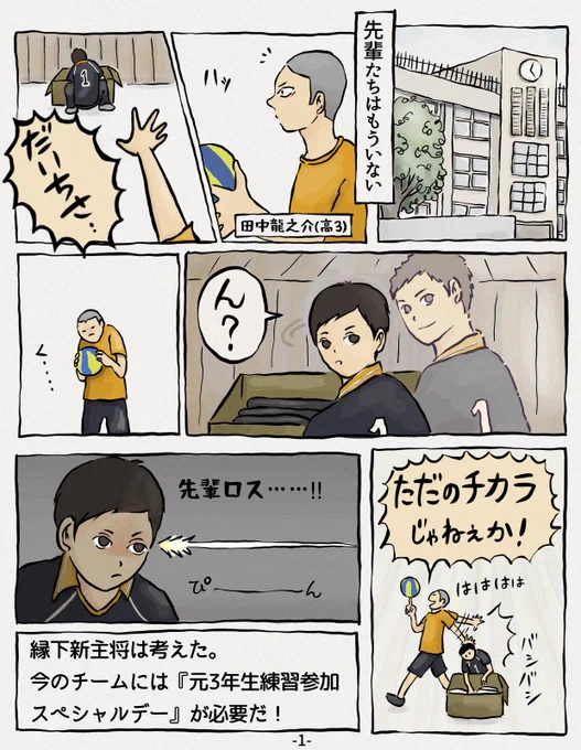 新主将の妙案(全4頁) 