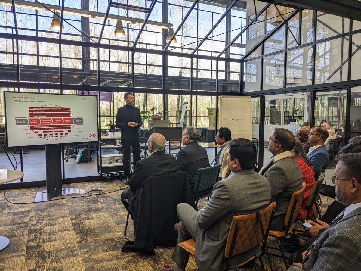 startupindia's tweet photo. At the High Tech Campus, representatives from Brainport Eindhoven and The Gate, Brainport Eindhoven showcased the development of the overall region to support deeptech #startups.
#StartupIndia #SRFInternational #CapacityBuilding #SustainableInnovation #StateRankingFramework https://t.co/ivtNX7EVta