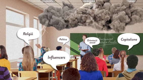 escolapau's tweet image. 👩‍🏫 Vols abordar temes controvertits a l’aula però sents que no tens prou eines?

L’informe ‘#Educar en contextos polaritzats’ aporta recomanacions per abordar temes controvertits en contextos de #polarització excessiva.
#EducacióPerALaPau

🔗escolapau.uab.cat/wp-content/upl…