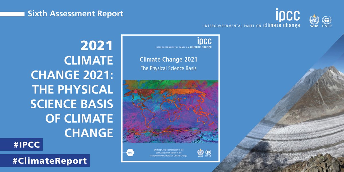 IPCC_CH's tweet image. In a few days, the #IPCC will release the final part of the Sixth Assessment Report, #ClimateChange 2023: Synthesis Report. It integrates the findings of six IPCC #ClimateReports.

4/6 Climate Change 2021: The Physical Science Basis of Climate Change 

 ➡️ bit.ly/WGIRpt
