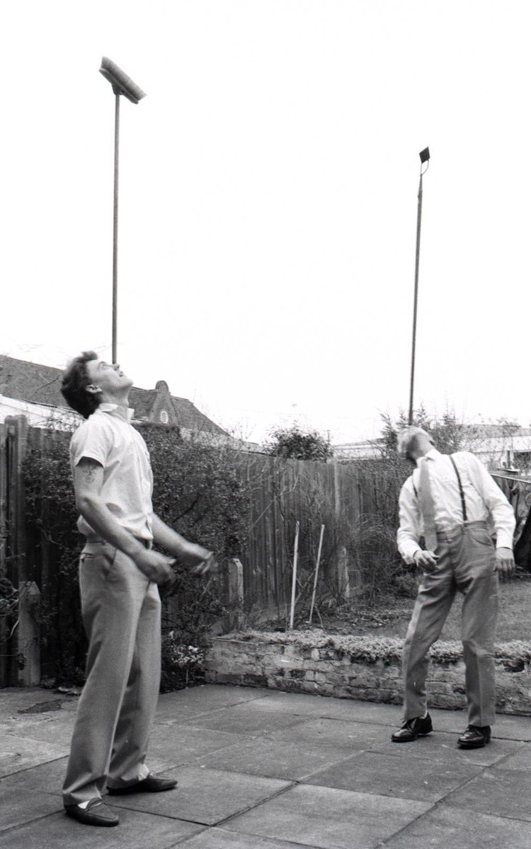 My father #theirishman could balance stuff brooms, a chair, a bicycle on his forehead. Not all at same time 😉 #balancingact 
Happy St.Patrick's Day ☘️ #reasonstobecheerful #archivephotography