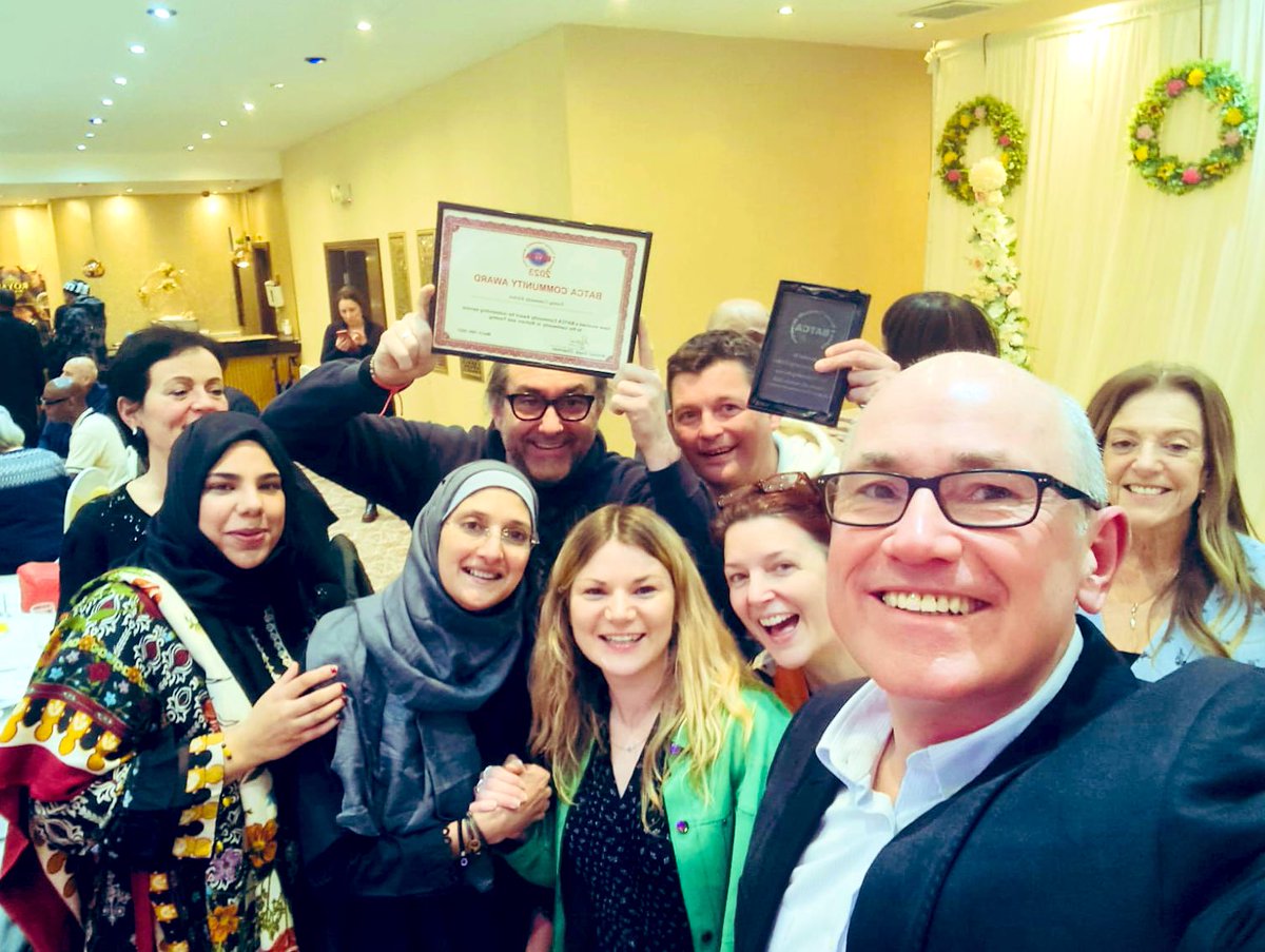 AmeliaW1090's tweet photo. Had the most beautiful evening at the @weareBATCA Community Awards 💫 Celebrating our  amazing community leaders &amp; organisations across Balham &amp; Tooting ✨ @TootComKitchen @WWRefugees @be_enriched @WCENLondon @WandsworthMayor @TootingPaul @BeeKemiA @ArshadDaud7 @JudiG @DrRosena https://t.co/Up7miYHhfv