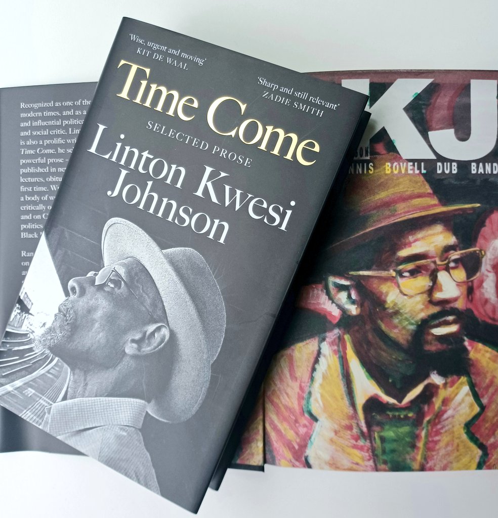 I just LOVE the blast of colour you get from the endpapers for Time Come, Linton Kwesi Johnson's first non-fiction prose selection. Just gorgeous. Coming 23 April <a href="/picadorbooks/">Picador Books</a> <a href="/Speak_Volumes/">@speaking-volumes.bsky.social</a> @sprungsultan