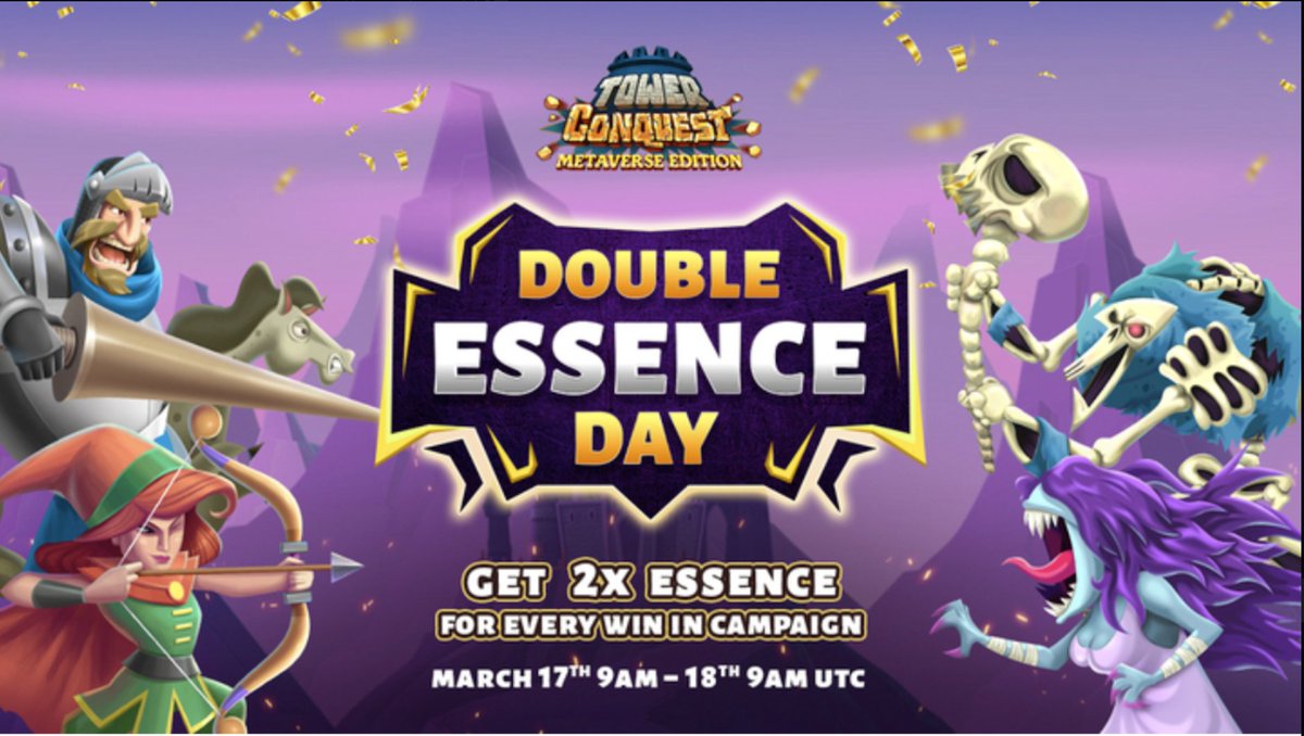 fractalwagmi's tweet photo. ⭐️ 600+ players in @tcmegame in < 24 hours 🎉

here's a small celebration: get 2x essence today to replenish all your lost cards 

available for the next 24 hours only, starting now ⌛️ https://t.co/bvGOPeuqAN