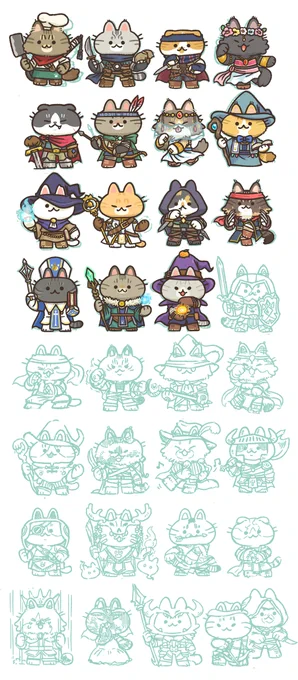 本日のしんちょくちょっと進み具合にもよりますがまた募集するかもです…!(多分魔法使い、狩人、シーフ、踊り子、格闘家以外で募集するかもです) 
