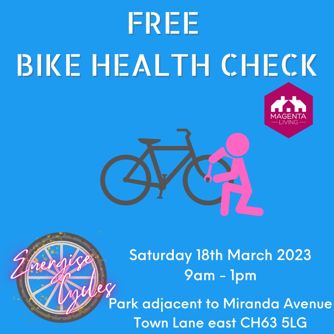 EnergiseCycles's tweet photo. Tomorrow morning we will be near Town Lane offering free bike checks.  Stop by and see us!
#localbikeshop #magentaliving #freebikecheck https://t.co/MmsBOME4eg