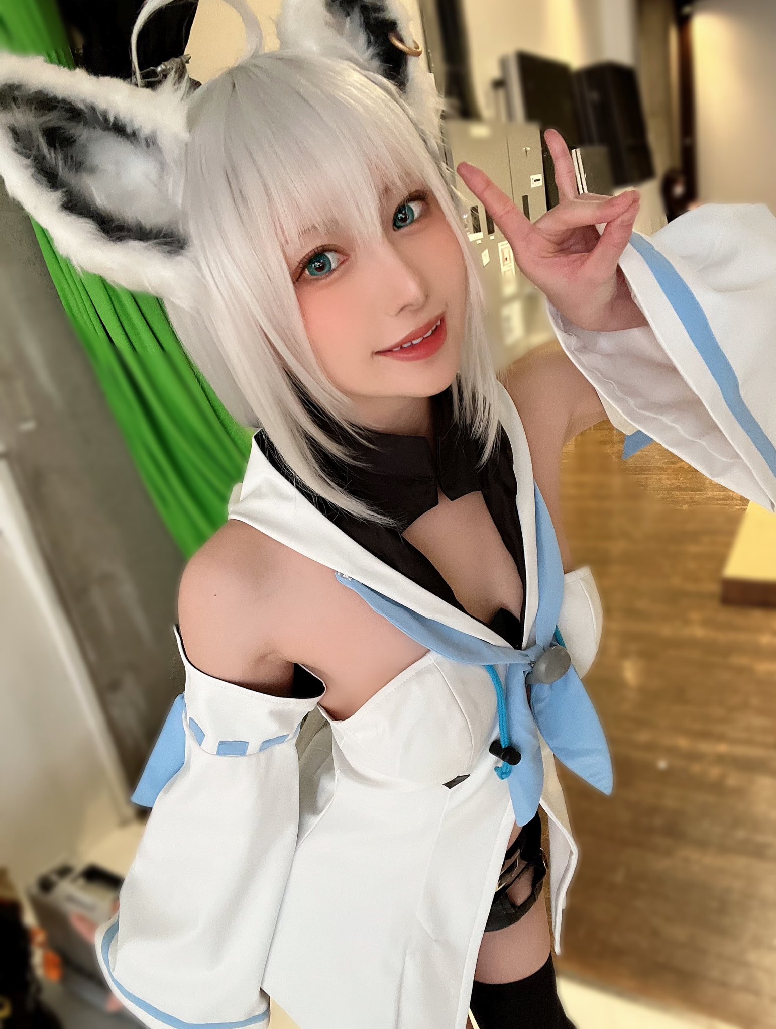 ホロライブ　白上フブキ　コスプレ