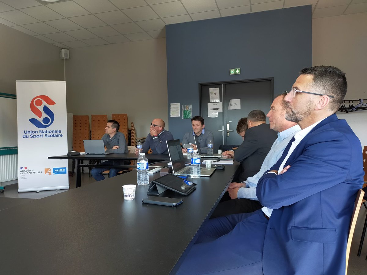 Conseil départemental #unss 
Un bilan positif, des échanges constructifs et un projet ambitieux pour des élèves re mobilisés 👍@departementdelaude <a href="/11Dsden/">@DSDEN11</a>