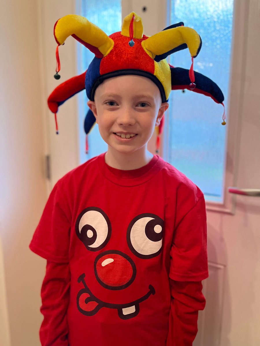 gem_gem1's tweet photo. Ready for an action-packed #ComicRelief day @school organised by the School Councillors including Bertie (7), pictured below. Tasked to wear something whacky ready for a catwalk &amp; bake sale later today! @comicrelief @comicreliefsch #RedNoseDay @BBCNewsround @BBCTheOneShow @cbbc https://t.co/BsZQsVAvEX