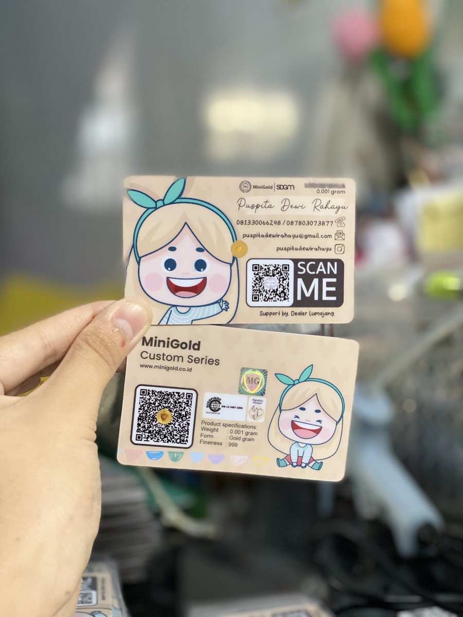 minigoldsub's tweet photo. Kumpulan MiniGold custom edisi name card🤩 https://t.co/ojtSWxs7tQ