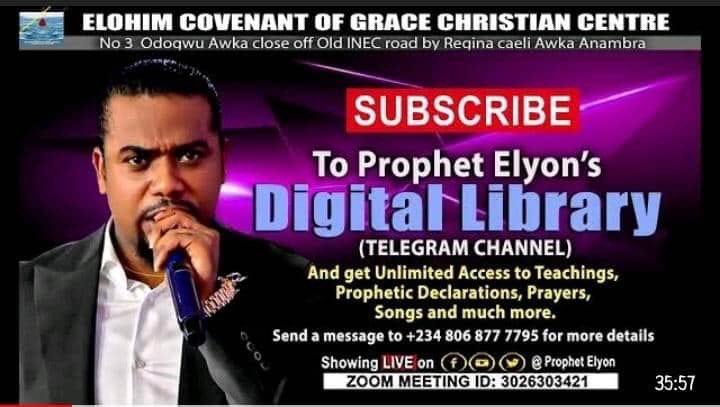 prophet_elyon's tweet photo. GET UNLIMITED ACCESS TO MY MESSAGES IN MP3 FORMAT !!
SEND A WHATSAPP MESSAGE TO +234 806 877 7795 FOR MORE ENQUIRY
REMAIN BLESSED!
#ProphetElyon
#ElohimCgcc
#ThePropheticVoice
#ProphetOfTheWord
#UltimateFaithfulness
#GloriousRealm
#GloryOfHisFire https://t.co/IXqxQMzPTl