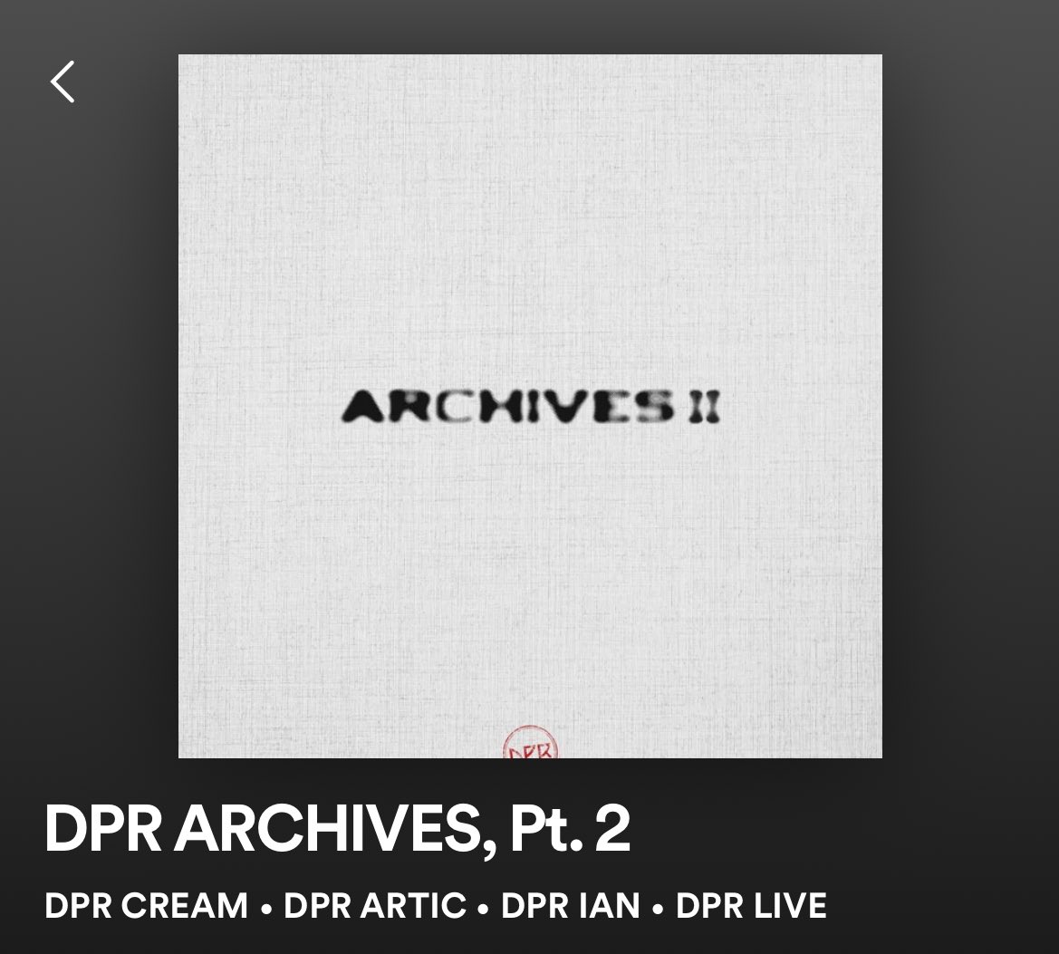 seoul_therapy's tweet photo. Seems like digging archives is the way to in 2023 ! After Code Kunst’s Remember Archive album, it is now DPR’s turn to drop a surprise project : DPR Archives, pt. 2 👀

Thoughts on these 2 new albums ? 

#CODEKUNST #DPR https://t.co/ZcJEHJORbp
