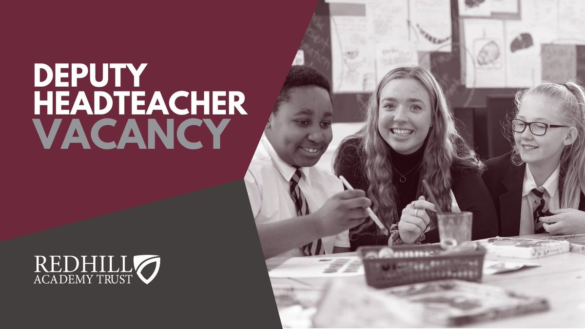 We have an exciting vacancy for a Deputy Headteacher at <a href="/BCSch/">Brookfield Community School</a> Find out more and apply: redhillacademytrust.org.uk/vacancies <a href="/RedhillTrust/">Redhill Academy Trust</a> #TeachingJobs #SchoolJobs #Job #Vacancy #DerbyshireJobs #ChesterfieldJobs