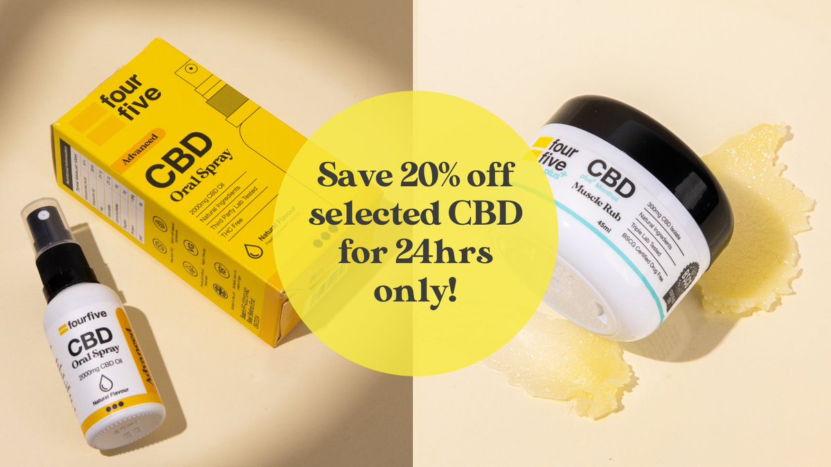 How did you sleep? 🥱 To mark #WorldSleepDay, we're offering 20% off our 2000mg Natural CBD Oil and CBD Muscle Rub for today only. Don't miss out! 👉 fal.cn/3wErd Automatically applied at checkout.