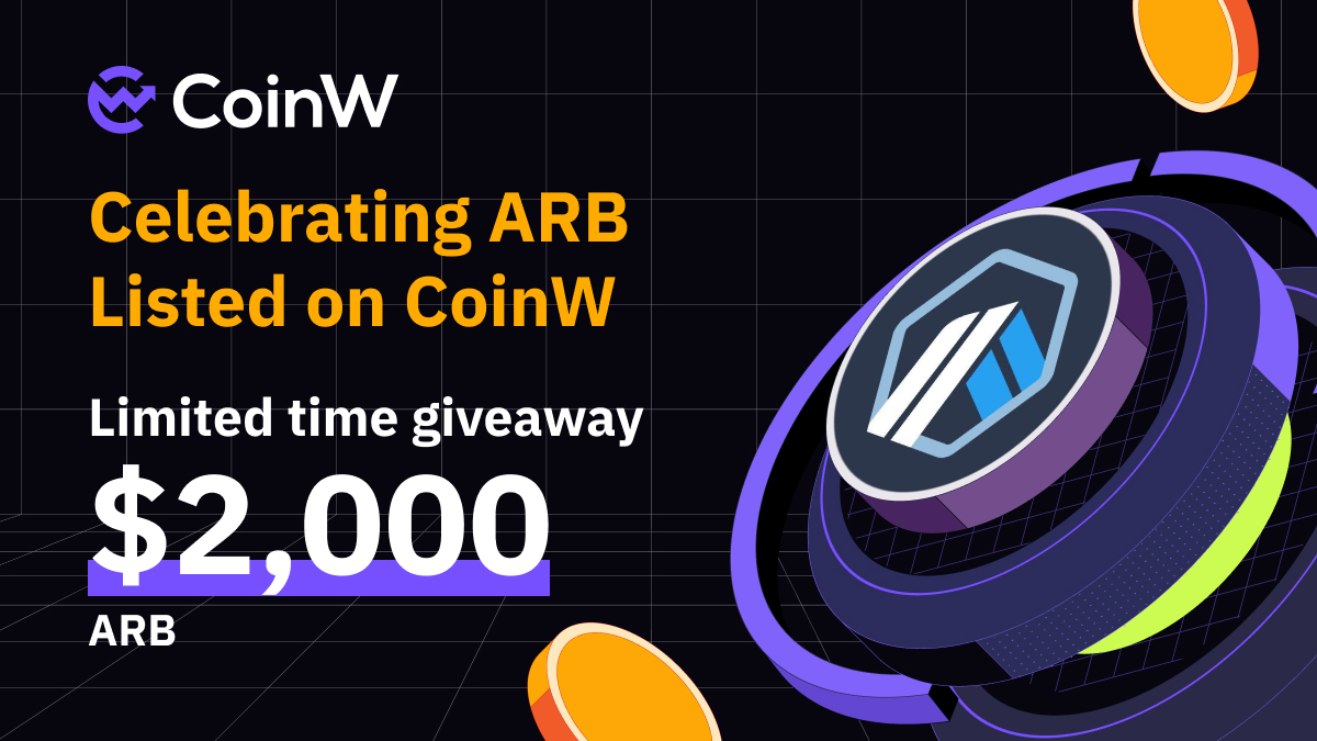 🔥🔥Celebrating ARB Listed on #CoinW 
#ARB  $ARB  <a href="/arbitrum/">Arbitrum</a> 

🎁 Limited time giveaway of $2,000 ARB

✅Follow <a href="/CoinWOfficial/">CoinW</a>
✅Rt + @ 3 friends
✅Complete missions on Gleam

💰💰100 lucky winners will share $2,000 ARB

👉Join us to get the free gift: gleam.io/Oph87/arb-aird…