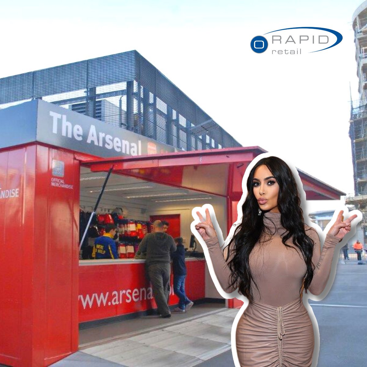 Reality royalty have seen our units? 👑✨

Whilst we didn't appear on her instastories... we hope she managed to get a shirt from Arsenals Merchandise Store that was supplied by us, Rapid Retail!! 

#football #arsenal #kardashian #kimkardashian