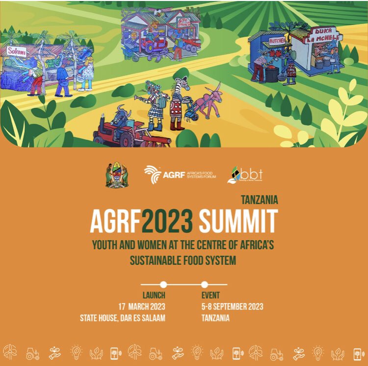 AdamGerstenmier's tweet photo. Excited to attend today’s launch of the Africa Food Systems Forum 2023 in #Tanzania under leadership of HE @SuluhuSamia. Impressive commitment to invest in youth, agribusiness, &amp; sustainable @foodsystems. Join us in Dar es Salaam Sept 5-8!
@TheAGRF @Agnes_Kalibata @HusseinBashe https://t.co/am9Slxu1BC