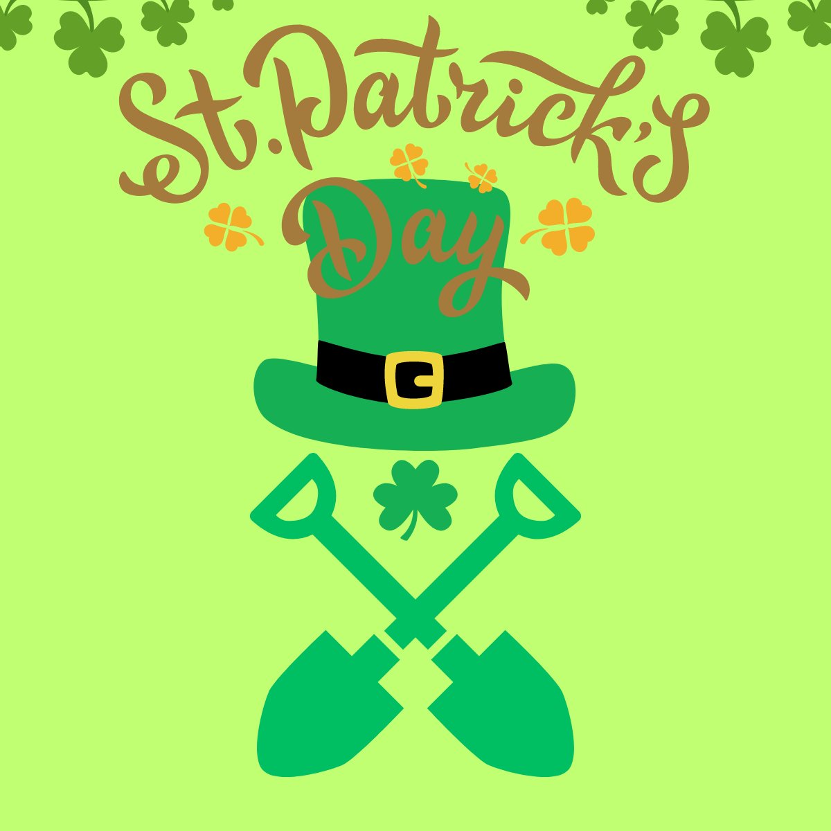 groundworksscot's tweet photo. ST.PATRICK'S DAY! 🍀 

Wishing all of our Irish customers and suppliers a top day! 

#stpatricksday #clover #irish https://t.co/hxT5MxGzIC