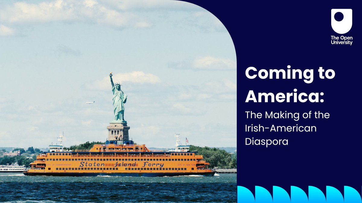 OUBelfast's tweet photo. This St Patrick's Day, take a deep dive into our history and learn how people from across the island of Ireland have left their mark on American society. 🍀

Check out Dr Michael Doorley’s 'Coming to America: The Making of the Irish-American Diaspora': https://t.co/Gq8sdGCvoO https://t.co/8D1rMl0eSb