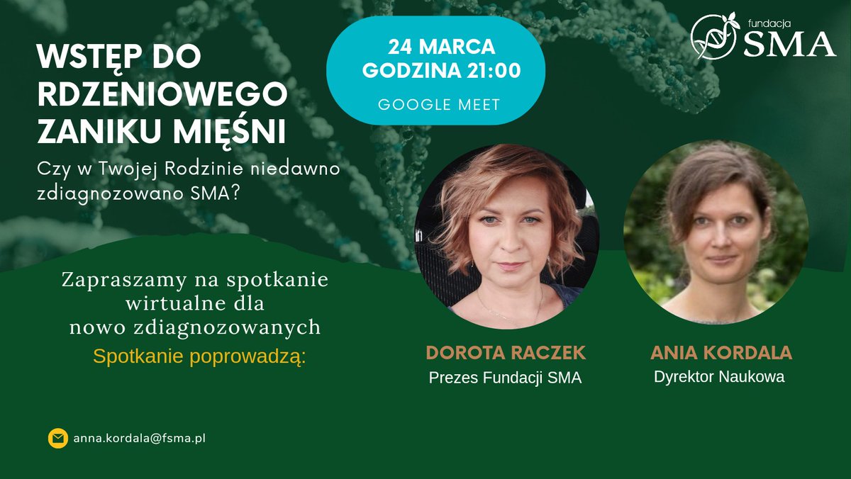 Wstęp do SMA - spotkanie dla nowo zdiagnozowanych Rodzin - fsma.pl/2023/03/wstep-…