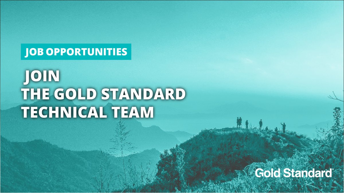 Gold Standard is #hiring!

Do you have a technical background in Energy, Land use and forests (LUF), or quality assurance?

Join us to put your skills into practice and have a tangible impact on sustainable development projects all over the world 🌏 goldstandard.bamboohr.com/careers