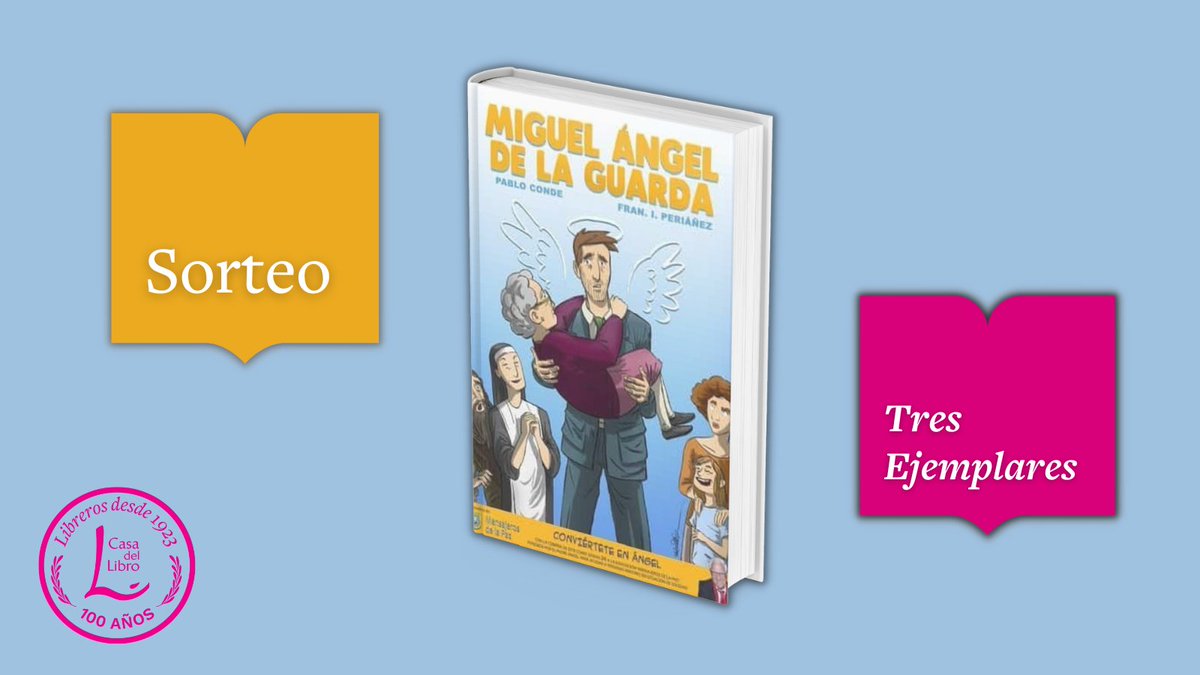 casadellibro's tweet photo. 💥 #Sorteo #DíaInternacionalDelCómic 💥
Participa y podrás ganar un ejemplar de #MiguelÁngelDeLaGuarda, el divertidísimo cómic solidario de @PabloConde y @FranLaRubia 👉 https://t.co/Q84jRq0Z2r
1️⃣ RT
2️⃣ Síguenos
BBLL: https://t.co/TXCigF22hx
@paz_mensajeros @MiAngelDeGuarda https://t.co/BUrOtmR762