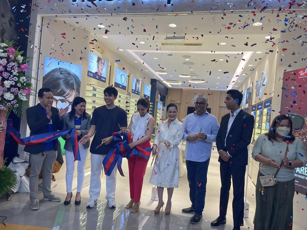 UPHSL_Binan's tweet photo. The University of Perpetual Help System Laguna would like to extend its warmest congratulations to Vision Express Santa Rosa for their successful grand launch held today, March 17, 2023. https://t.co/5wkhvrlLom