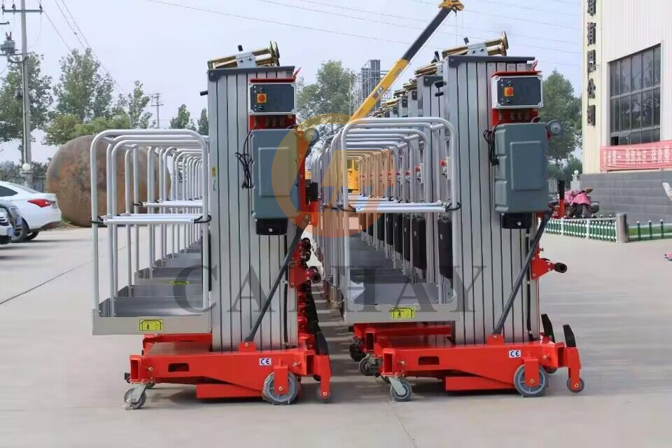 EvanYin12's tweet image. After receiving the goods, the photo that can&apos;t wait to take pictures to us. 20 sets 10M work height high -end indoor high -altitude aerial working platform.
#cathaylift #aerialworkingplatforms #workplatform #indoorlift #aluminumworkplatform #genielift #jlglift #haulottelift