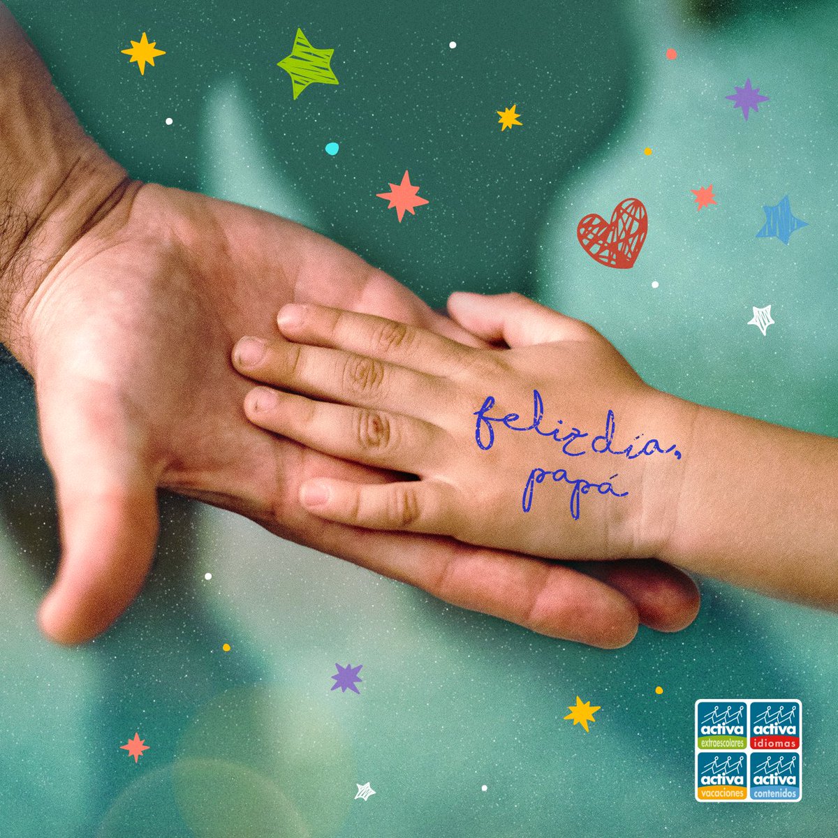 ActivaRedes's tweet photo. Queremos felicitar a todos los papás que nos han permitido ser parte de los momentos más especiales con sus hijos. Gracias por confiar en nosotros y por hacer que cada actividad sea una experiencia inolvidable. ¡Feliz día del padre!👨‍👧‍👦❤️
#DíaDelPadre #NosGustaEducar https://t.co/qDjLYeytkY