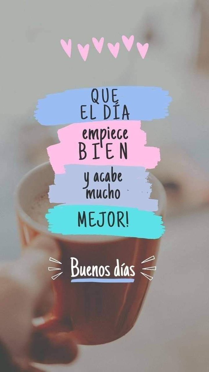 Que el día empiece BIEN y acabe mucho MEJOR...
Buenos días...🌻💙