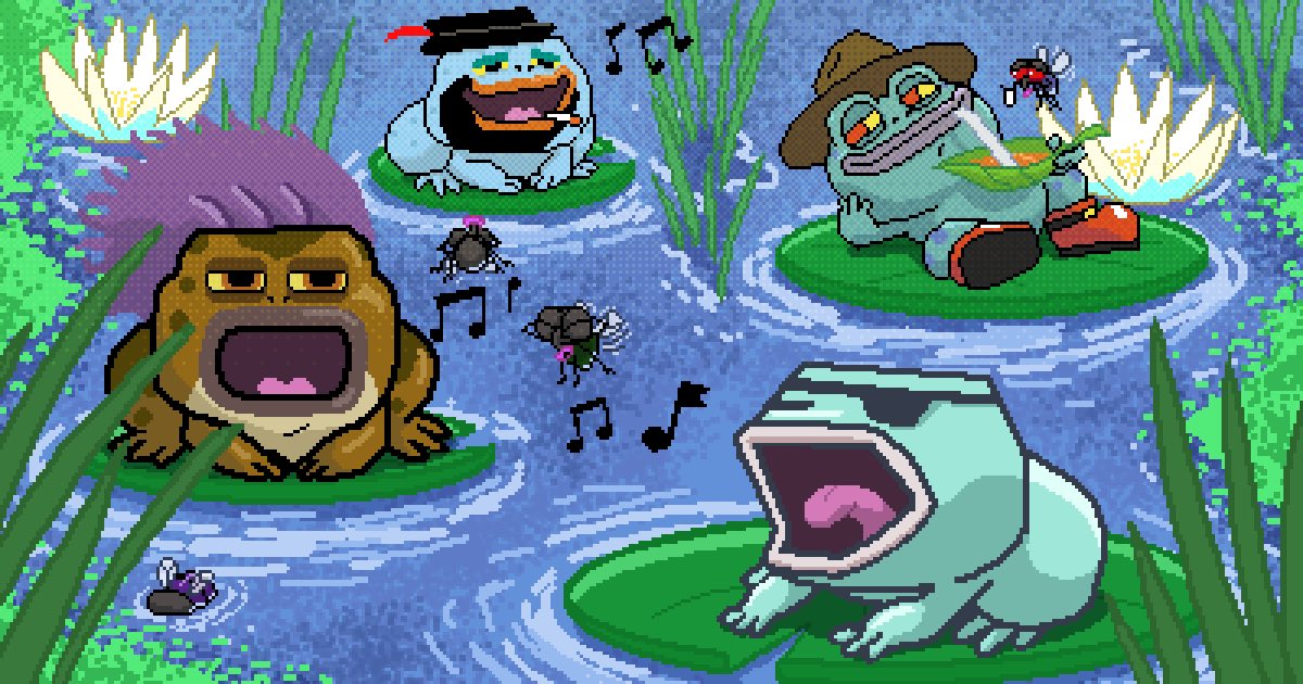 SwampCampNFT's tweet photo. @cryptoadzNFT https://t.co/u6cM1QQ6Ty