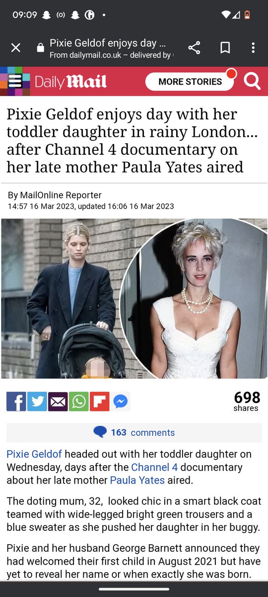 IreneCarter21's tweet photo. I can't believe the @MailOnline 's response to the amazing #PaulaYates documentary is to send paparazzi after her daughter. It's like they didn't even watch the flipping show.... https://t.co/rZ2H7XzNSc