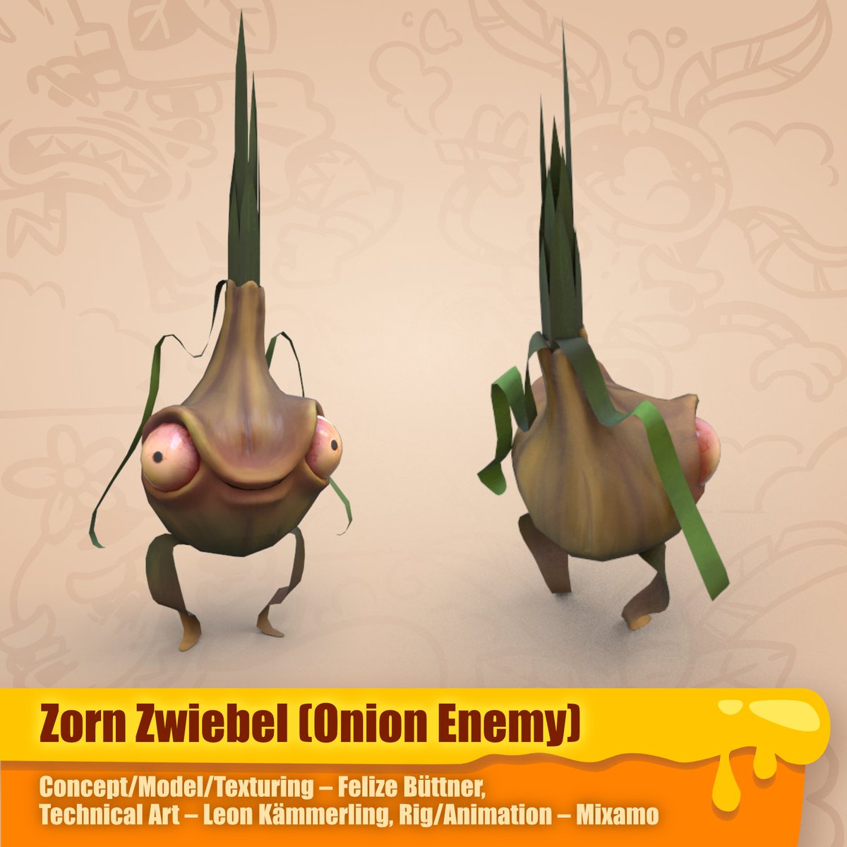 GameFraiche's tweet photo. Can you hear their far cries in the distance? Beware of the sobbing onion! Those angry fellas will do everything to make you cry. 😭
#gamedev #cookageddon #onion #zornzwiebel #gamefraiche https://t.co/Ly11ZB2FRe